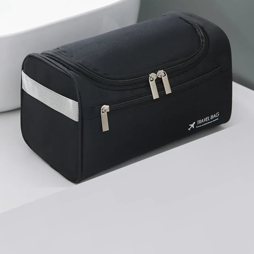 Travel portable cosmetic bag.