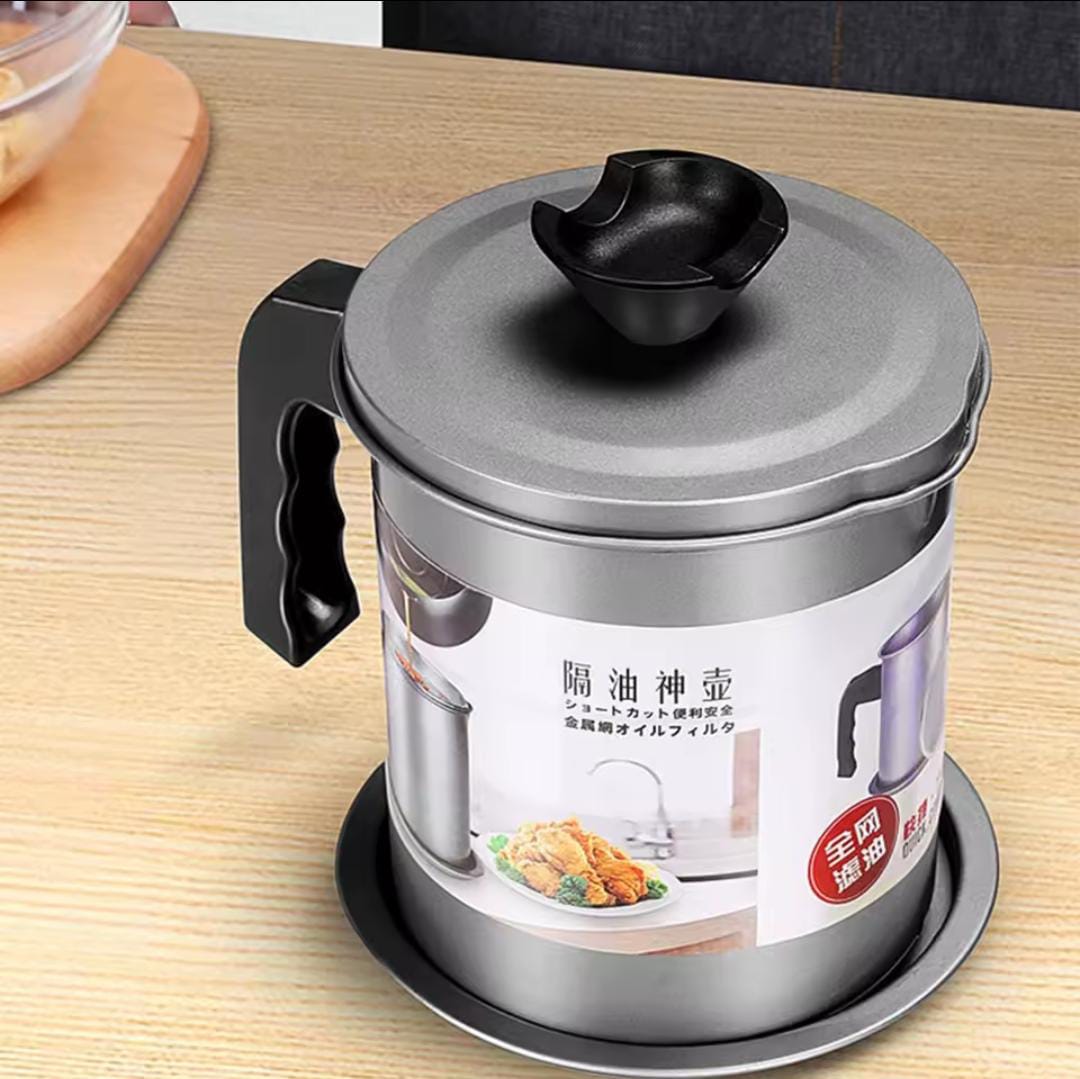 Oil filter pot stainless steel