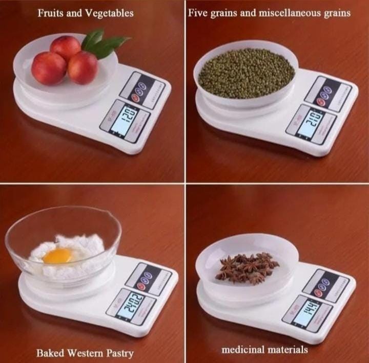 Digital kitchen weighing scale