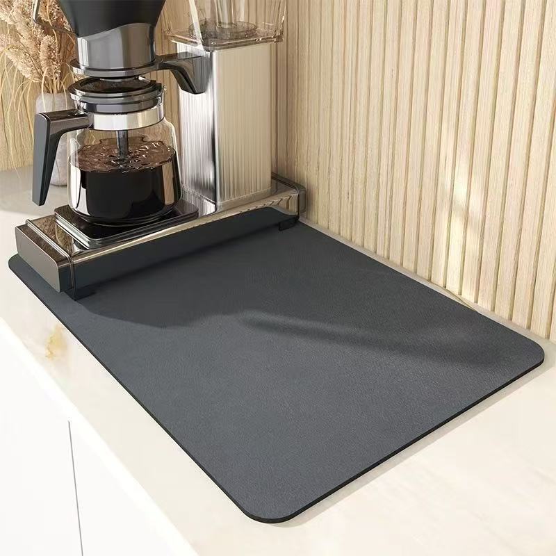 Super absorbent Nonslip dish drain mat /dish drying mat
