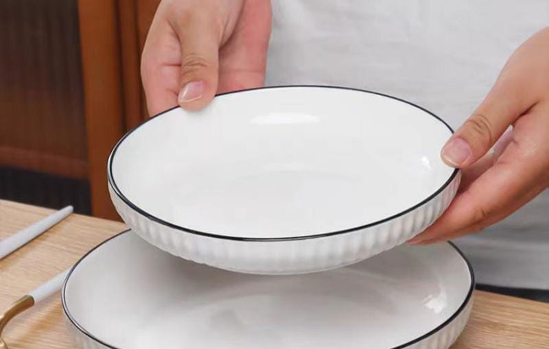 6pcs 8 inch Japanese Design Plate
