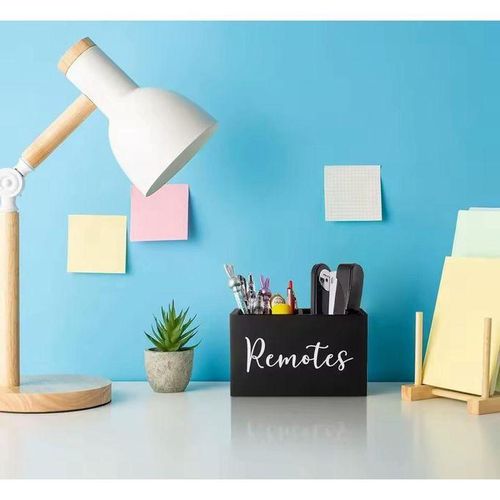 Space-Saving Remote Control Organizer Box — Stylish & Practical Desk Storage Solution