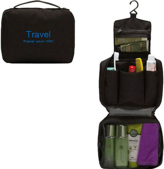 Large Capacity Oxford Material Make-Up/Toiletries Bag, Portable Shower Tote Bag, Large Waterproof Travel Makeup Bag