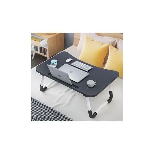 Foldable Breakfast & Study Laptop Table – Portable Bed, Sofa & Work Desk with Durable MDF Top