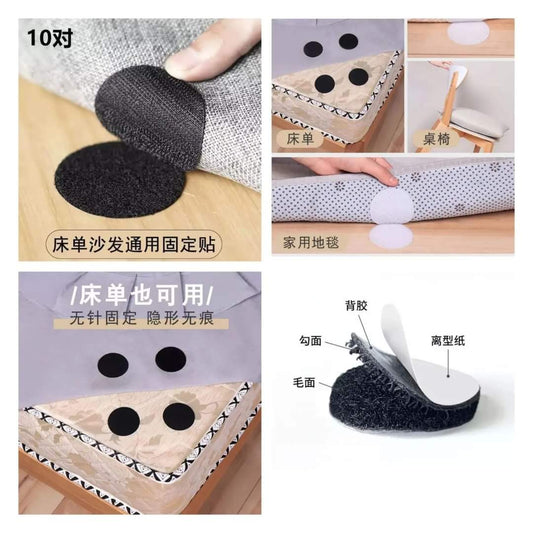 10pcs Reusable Carpet Grippers for Every Room