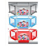 Kids game fence play pen with balls