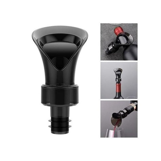 2 in 1 Wine Pourer Stopper, Wine Aerator Pourer, Bottle Stopper Bottle Pourers, Wine Decanter Flower Shape Red Wine Pourer