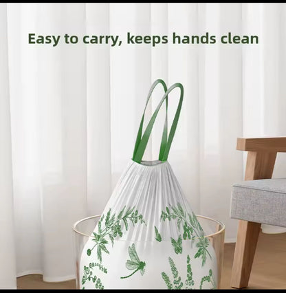 50pcs setExtra Thickened Aerial Kitchen Garbage Bags