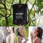 Solar Heated Camp Shower Bag – 20L Portable Outdoor Shower with Hose & Shower Head