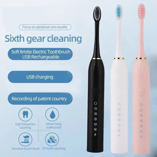 Sonic Electric Toothbrush 3 Brush heads