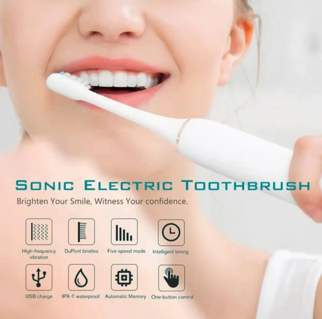 Sonic Electric Toothbrush 3 Brush heads