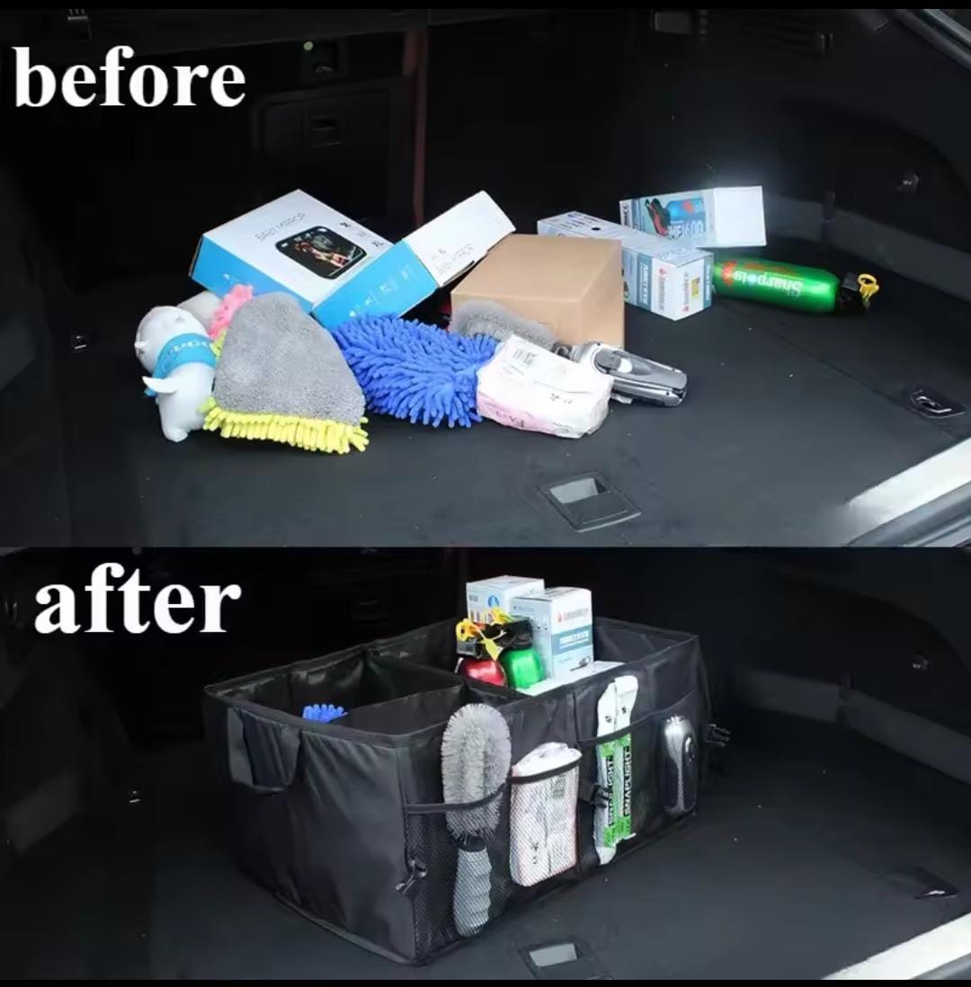 Foldable Premium Car Trunk Boot Organizer