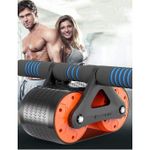 Fitness Ab Roller Coaster Wheel Automatic Rebound Belly Wheel Gym Fitness Double-Wheeled Core Roller