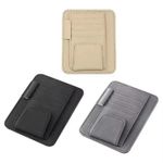 Small car sun visor organizer for trucks cars, car visor document holder, sunglasses, drving license, insurance, pen, key, phone