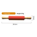 Silicone Dough Maker / Rolling Pin – Non-Stick Baking Tool