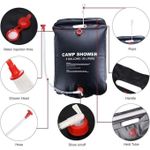 Solar Heated Camp Shower Bag – 20L Portable Outdoor Shower with Hose & Shower Head