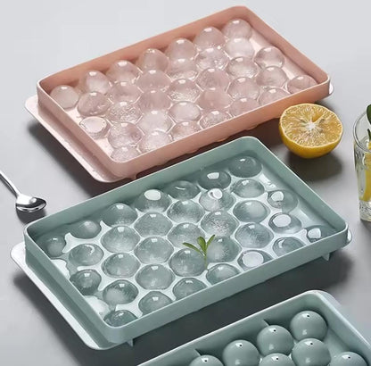 Round ice cube tray