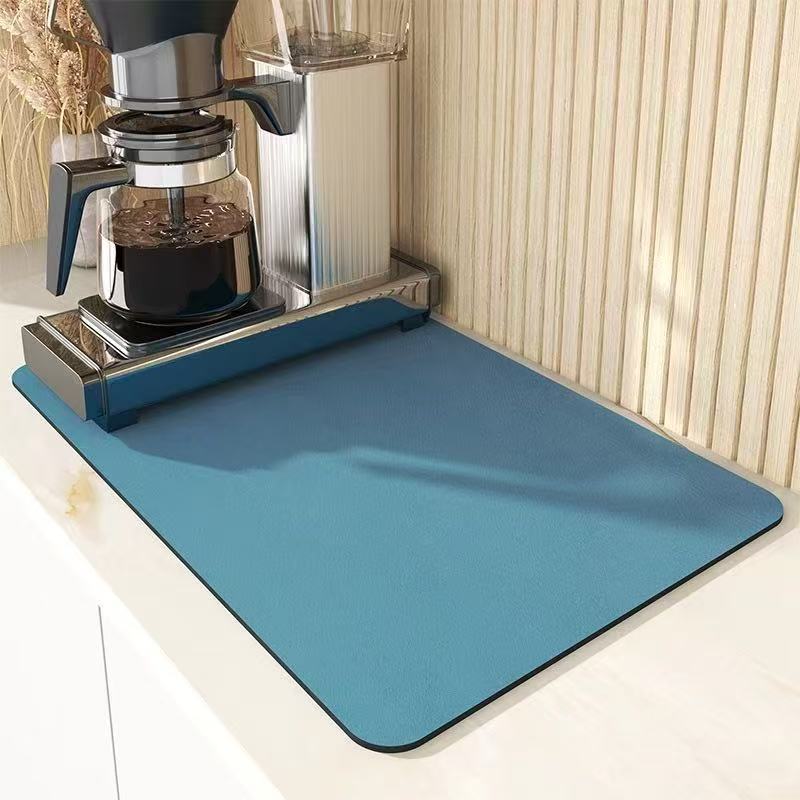 Super absorbent Nonslip dish drain mat /dish drying  mat