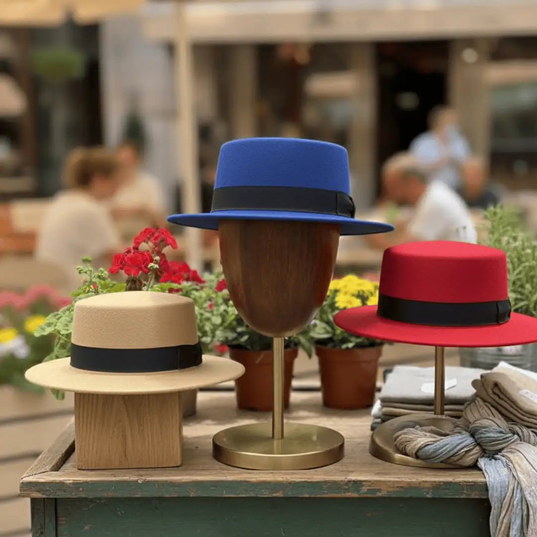 Flat Top Unisex Fedora Hats