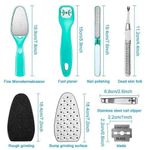 Share this product    Set 7pc Home Pedicure Kit - Foot Care Kit Includes Multiple Pedicure Tools - Foot Scraper, Foot File, Callus Remover, Foot Scalpel, Foot Grater & Hard Skin Remover Foot Blade