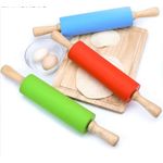 Silicone Dough Maker / Rolling Pin – Non-Stick Baking Tool