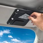 Small car sun visor organizer for trucks cars, car visor document holder, sunglasses, drving license, insurance, pen, key, phone