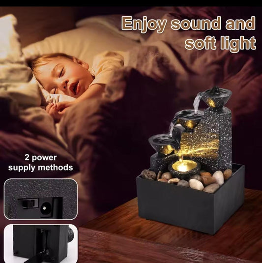 3-Storey Tabletop Waterfall Ornament