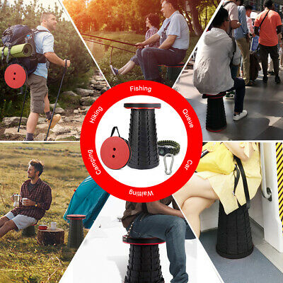 Portable retractable stool