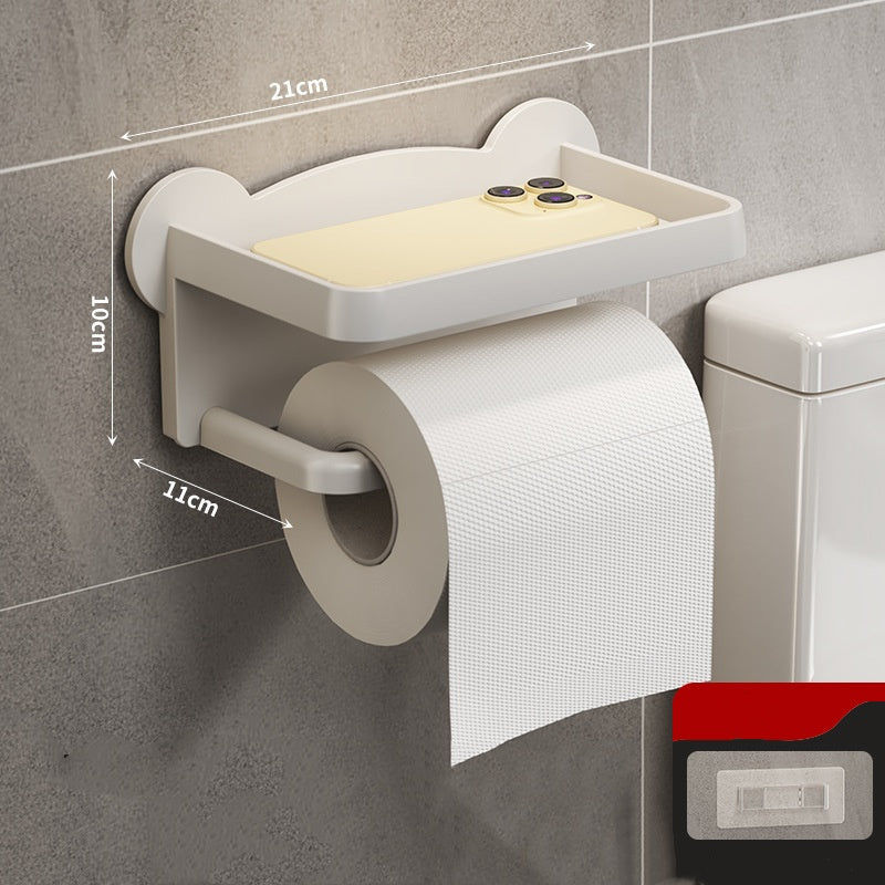 Punch Free Wall Mounted Tissue Storage Rack