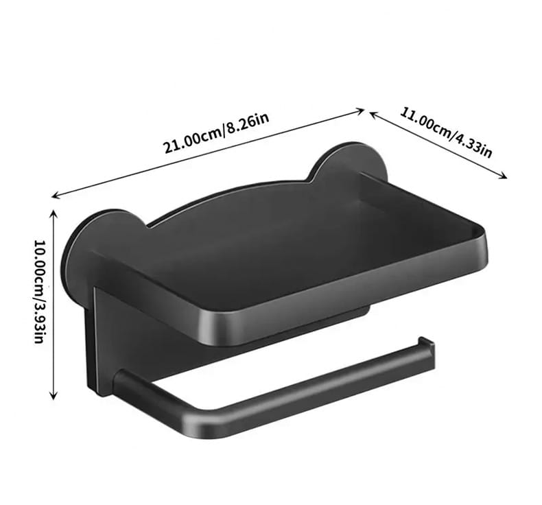 Punch Free Wall Mounted Tissue Storage Rack