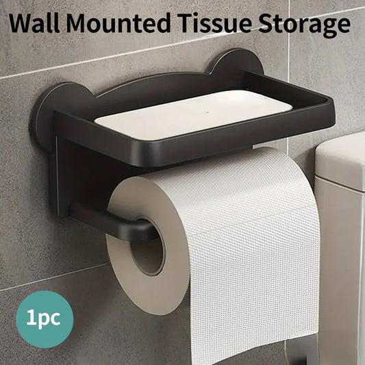 Punch Free Wall Mounted Tissue Storage Rack