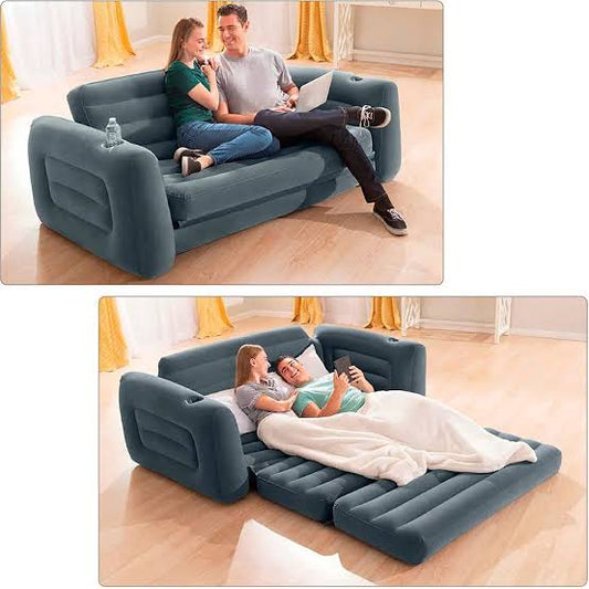 3 seater Intex Inflatable Pull-Out Sofa PLUS FREE Electric PUMP