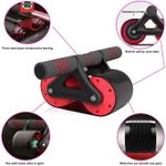 Fitness Ab Roller Coaster Wheel Automatic Rebound Belly Wheel Gym Fitness Double-Wheeled Core Roller