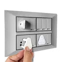 10pcs Socket Safety Protectors – Essential Childproof Outlet Covers for Every Room