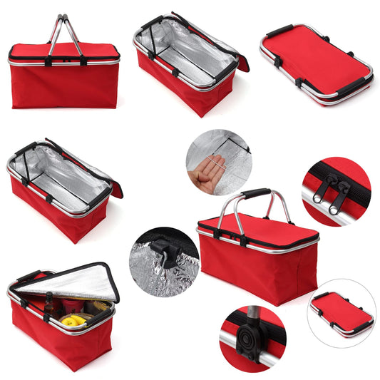 30L Foldable Picnic Basket with thermal function