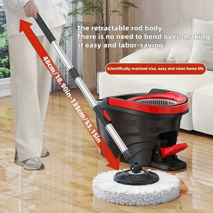 12L bucket foot pedal Spin mop