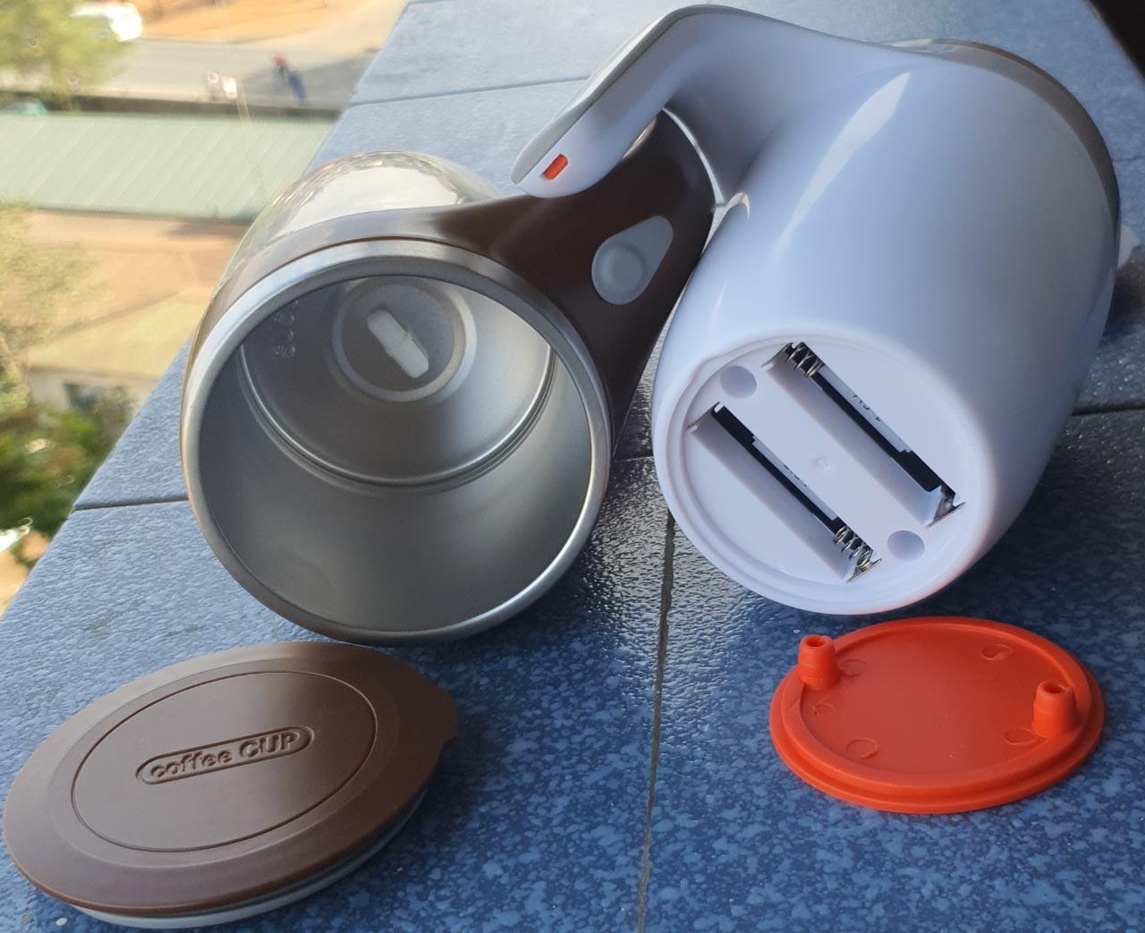 AAA Battery powered 380ml stainless steel Magnetic stirring cup