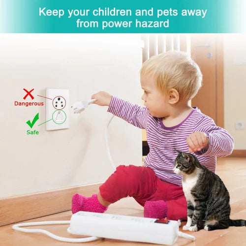 10pcs Socket Safety Protectors – Essential Childproof Outlet Covers for Every Room
