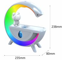 Multicolour lights Anti gravity droplets T00k8 multifunction bluetooth speaker humidifier