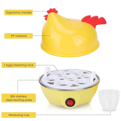 Electric 7-Pc Egg Poacher & Boiler
