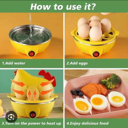 Electric 7-Pc Egg Poacher & Boiler