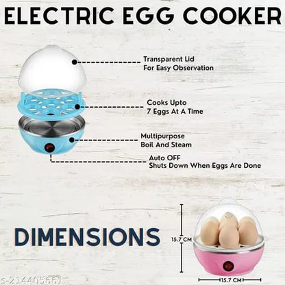 Electric 7-Pc Egg Poacher & Boiler