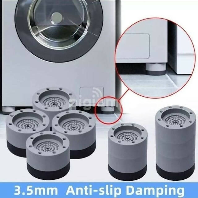 4pcs Universal Shock and Noise Cancelling Anti-Vibration Pads