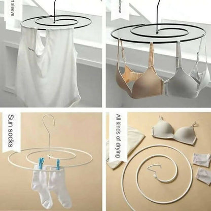 Generic Space Saving Spiral Balcony Hanger Drying Rack