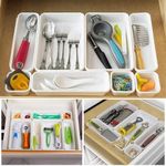 Multifunctional 8 in 1 drawer organizer