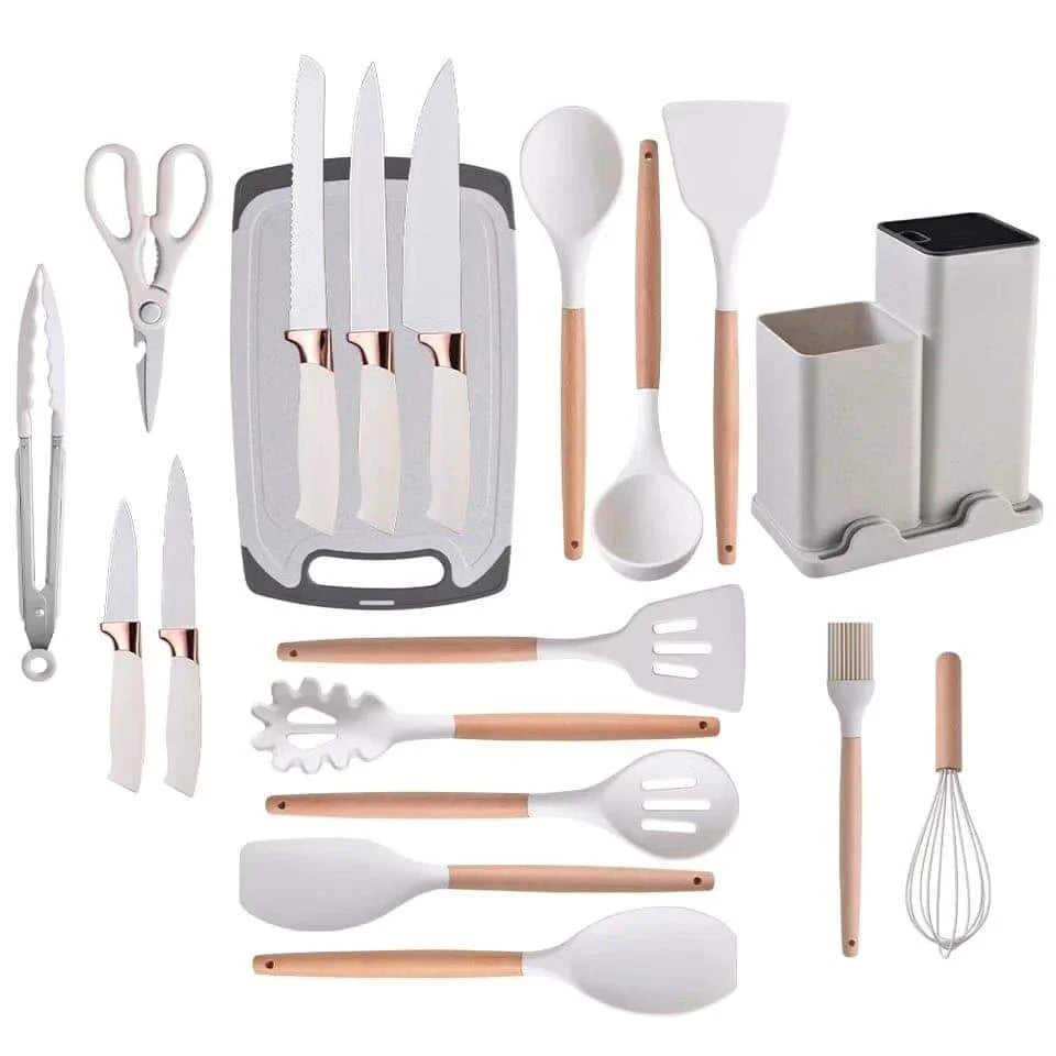 Executive Silicone Spoons 19PC