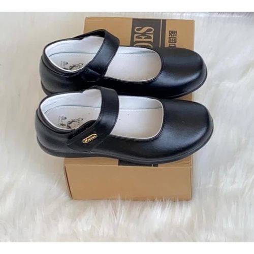 Gilrs High‑Quality Leather School Shoes – Durable, Comfortable & Stylish Black Uniform Shoes
