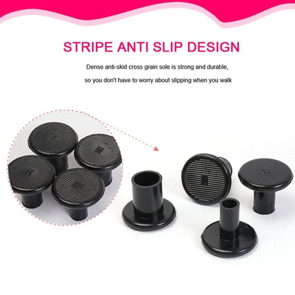 High Heel Protector Caps – Rubber Heel Stoppers for Noise Reduction, Anti-Slip Stability & Heel Repair