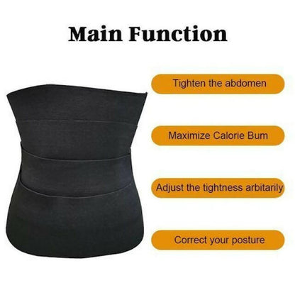 Tummy Wrap Waist Trainer Belt (Size 6 meters)