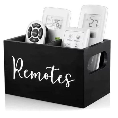 Space-Saving Remote Control Organizer Box — Stylish & Practical Desk Storage Solution